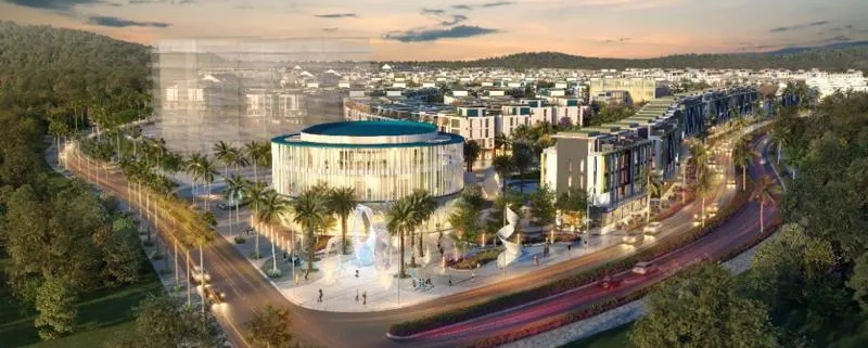 Trong tầm nhìn trở thành một thành phố đảo tầm cỡ khu vực, Phú Quốc cần những dự án đô thị quy mô lớn (ảnh đô thị Meyhomes Capital Phú Quốc)